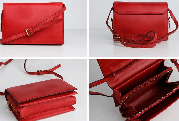 Cute Leather Womens Small Crossbody Bag Purse Shoulder Bag for Women
