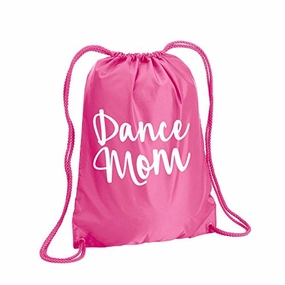 Dance Mom Cinch Pack In Hot Pink - Large 17X20