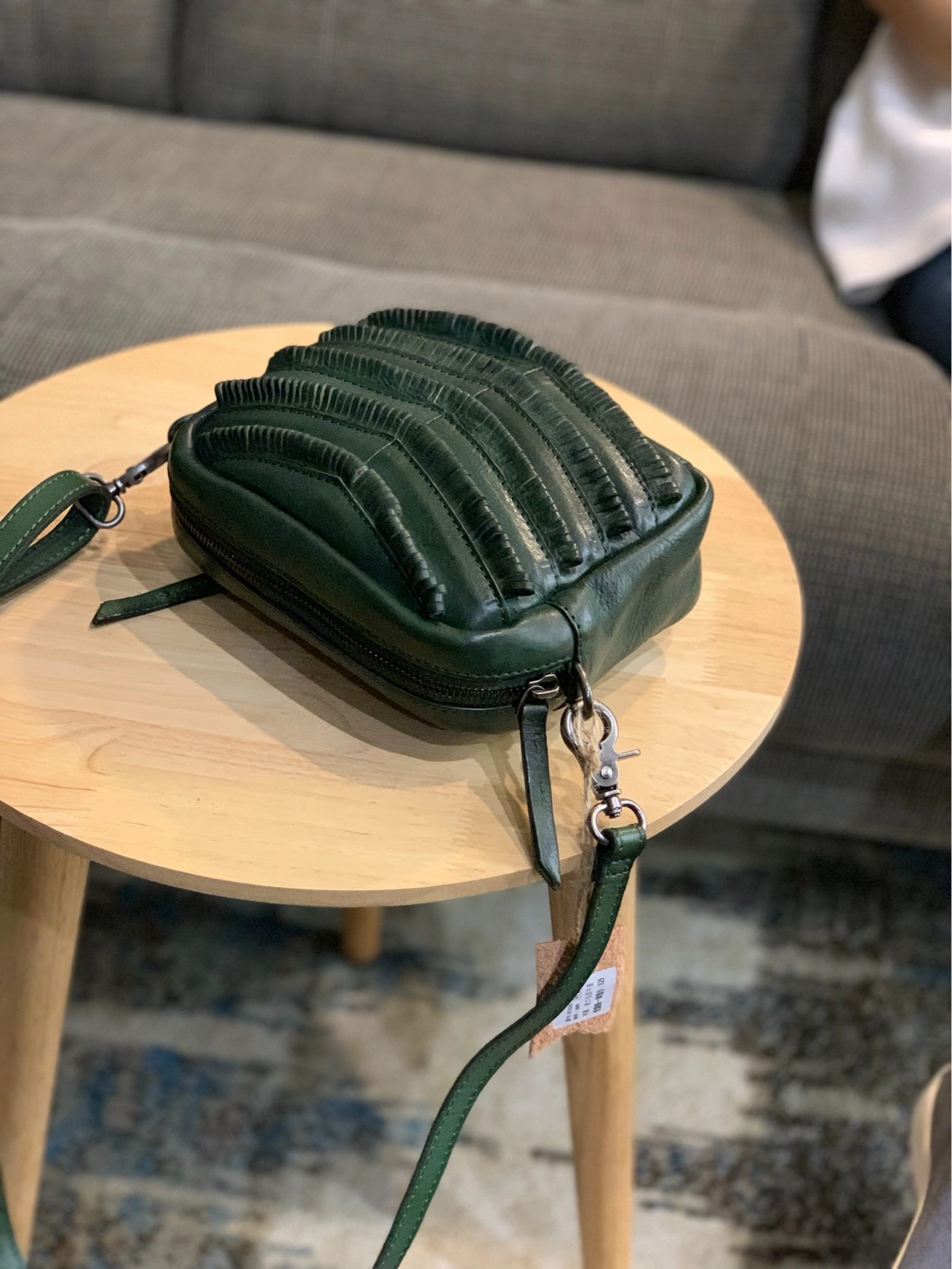 Dark Green Women's Small Side Bag Satchel Brown Vintage Shoulder Bag Square Crossbody Bag for Ladies
