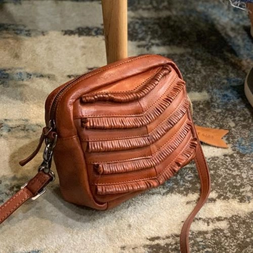 Dark Green Women's Small Side Bag Satchel Brown Vintage Shoulder Bag Square Crossbody Bag for Ladies