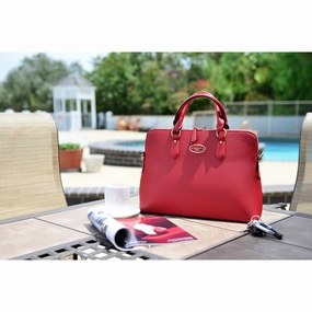 Dasein Slim Briefcase With Removable Shoulder Strap
