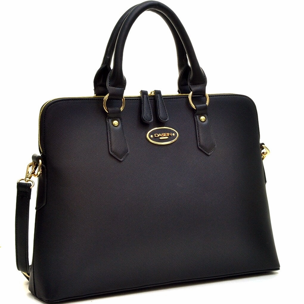 Dasein Slim Briefcase With Removable Shoulder Strap