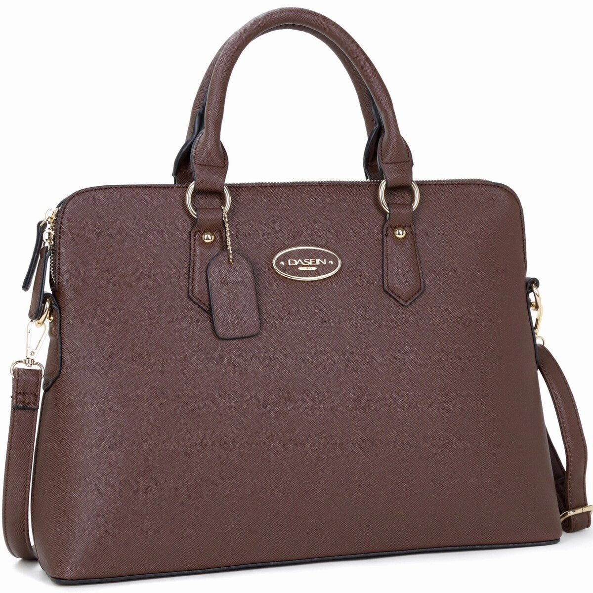 Dasein Slim Briefcase With Removable Shoulder Strap
