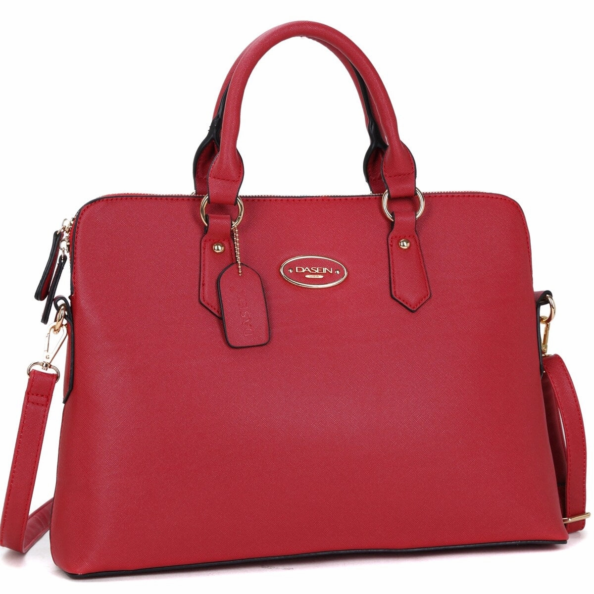 Dasein Slim Briefcase With Removable Shoulder Strap