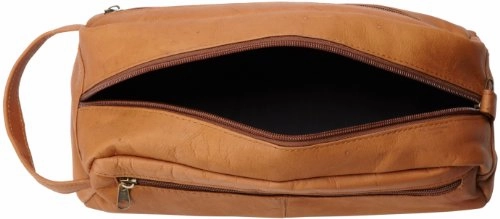 David King & Co. Large Multi Pocket Shave Kit, Tan, One Size