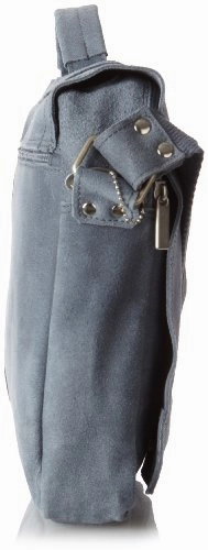 David King & Co. Porthole Briefcase Distressed, Grey, One Size