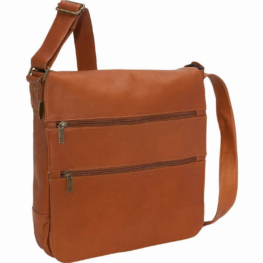 David King Leather Laptop Messenger