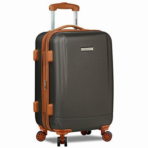 Dejuno Legion New Generation 3-pc Hardside Spinner TSA Combination Lock Luggage Set, Charcoal
