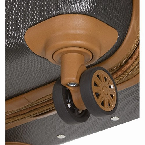 Dejuno Legion New Generation 3-pc Hardside Spinner TSA Combination Lock Luggage Set, Charcoal