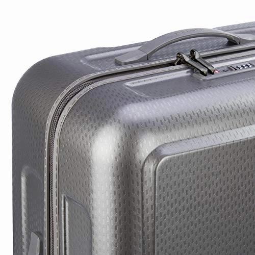 Delsey Luggage Turenne 30" Checked Luggage, Lightweight Hard Case Spinner Suitcase (Blue)