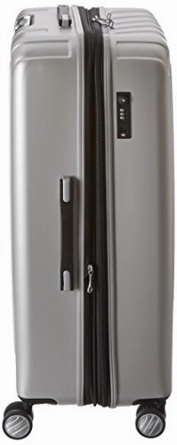 DELSEY Paris Luggage Helium Titanium 29" Exp. Spinner Trolley Hard Case Suitcase, Silver, One Size