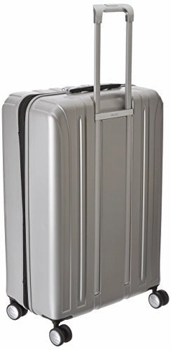 DELSEY Paris Luggage Helium Titanium 29" Exp. Spinner Trolley Hard Case Suitcase, Silver, One Size