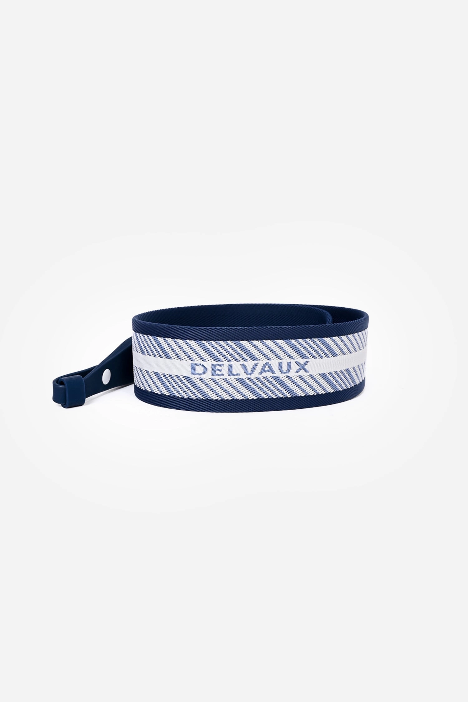 Delvaux Navy Vinyl Gingham 'Dreamer Brillant' MM Top Handle with Strap