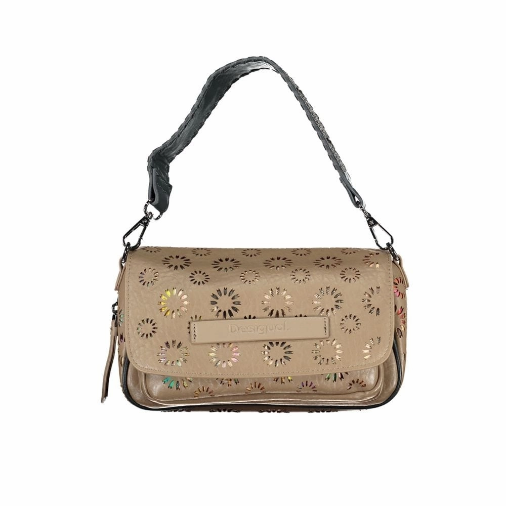 Desigual Beige Polyethylene Women's Handbag