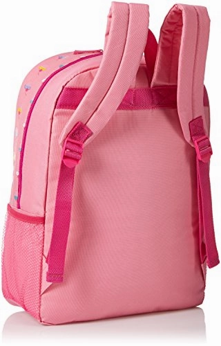 Despicable Me Girls' Universal Cupcake Front Zipper Pocket 16 Inch Backpack, Pink