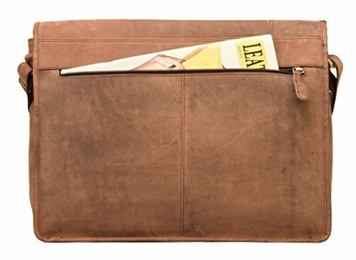 Dh Valley Genuine Buffalo Leather Messenger Bag In Vintage Style Shoulder Travel Bag Laptop Bag
