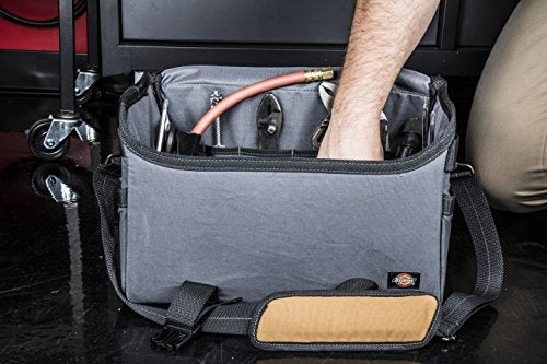 Dickies Work Gear 57034 Grey/Tan 16-Inch Messenger Bag