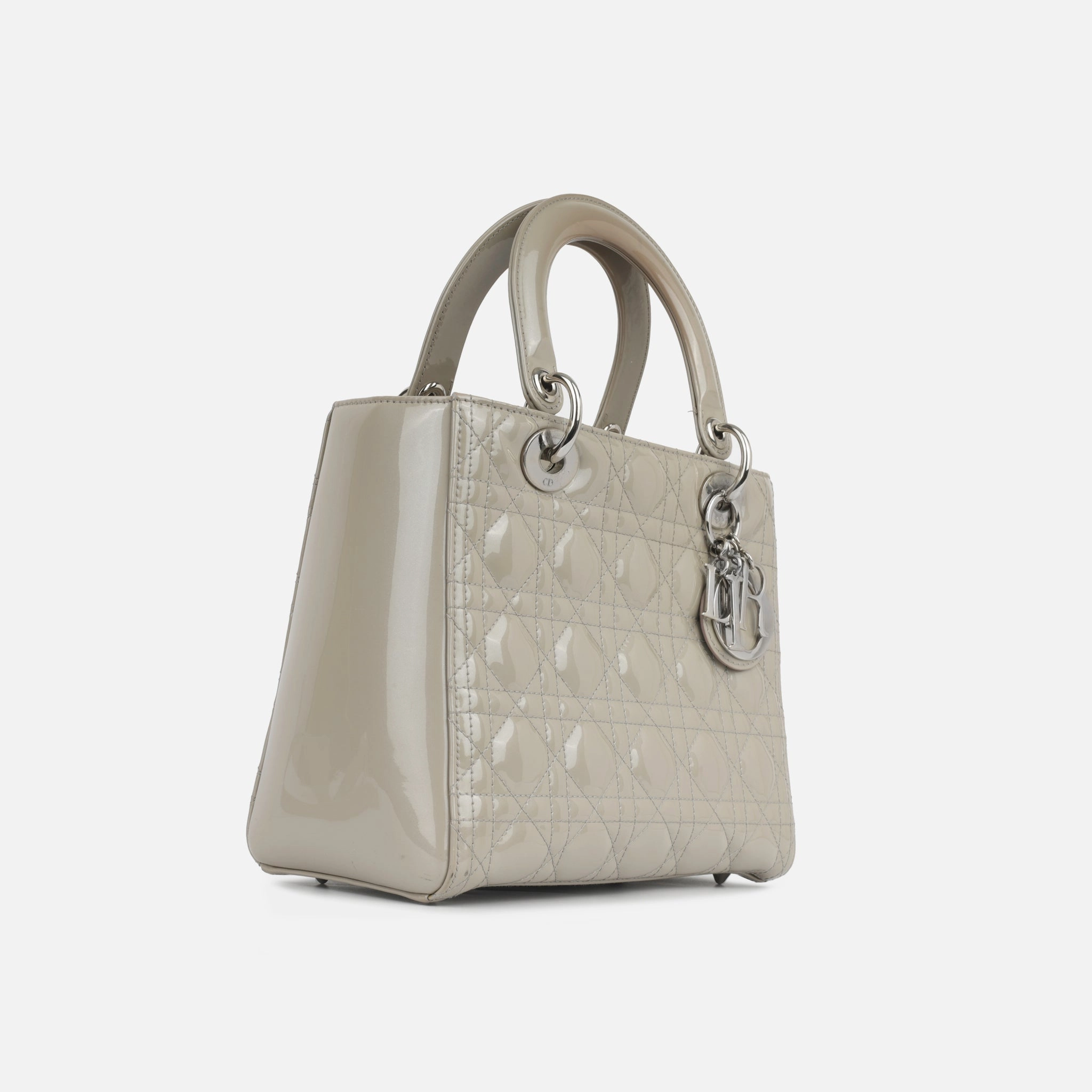 Dior Medium Lady Dior - Taupe Grey