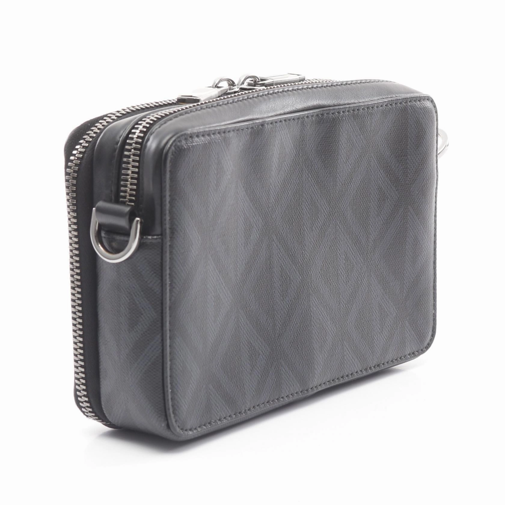 Dior Messenger Bag CD Diamond PVC Canvas Leather