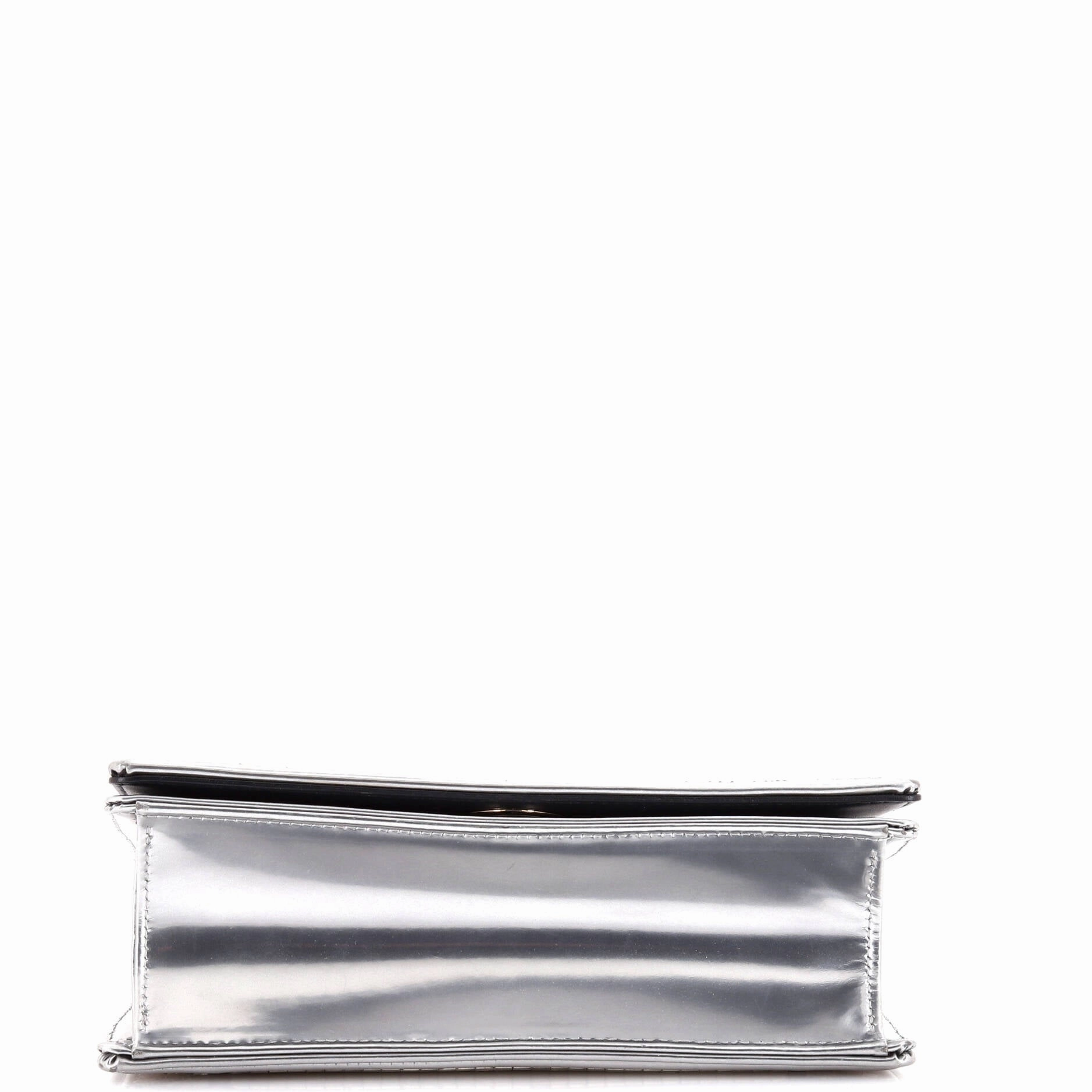 Diorama Flap Bag Beaded Leather Small