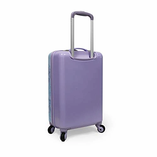 Disney Frozen II Anna Elsa Luggage Hard Side Tween Spinner Rolling Suitcase for Kids Carry-On Travel Trolley - 20 Inch