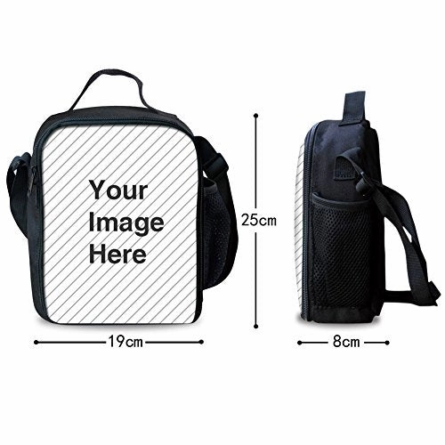 Doginthehole Butterfly Printed Lunch Bag For Teenage Kids Cooler Thermal Case