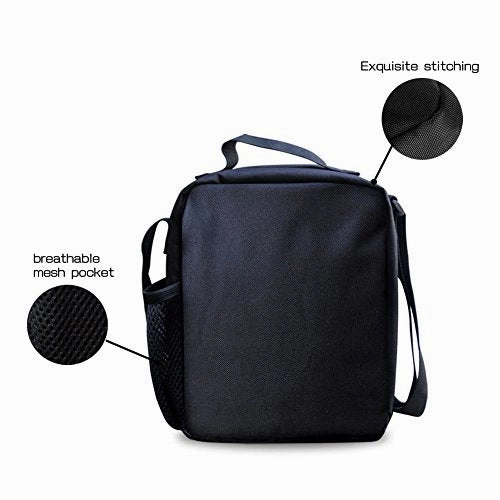 Doginthehole Butterfly Printed Lunch Bag For Teenage Kids Cooler Thermal Case