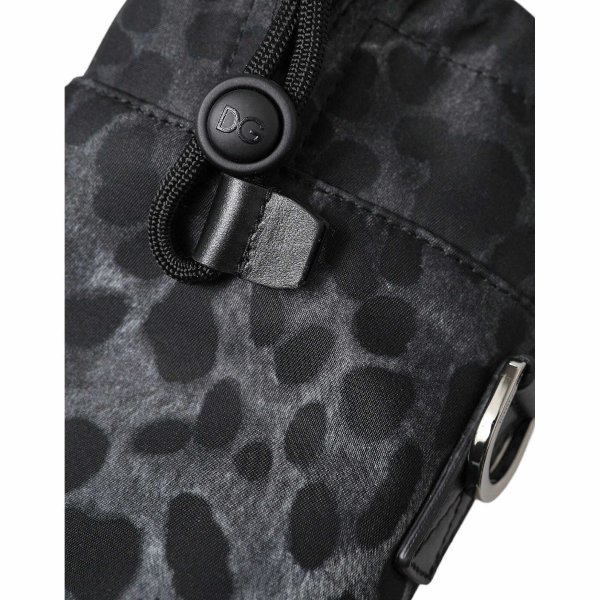 Dolce & Gabbana Chic Leopard Print Round Bottle Men's Cage