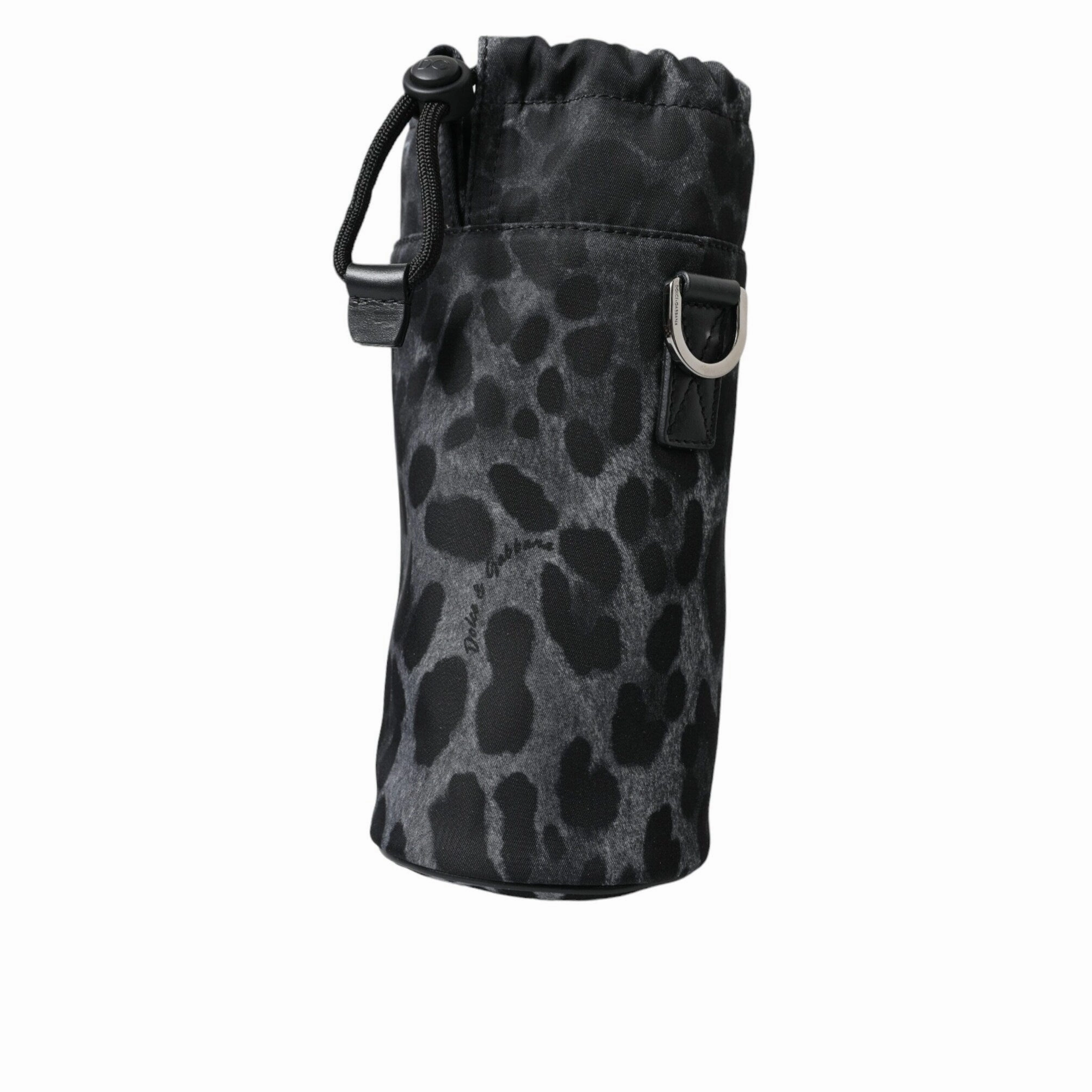 Dolce & Gabbana Chic Leopard Print Round Bottle Men's Cage