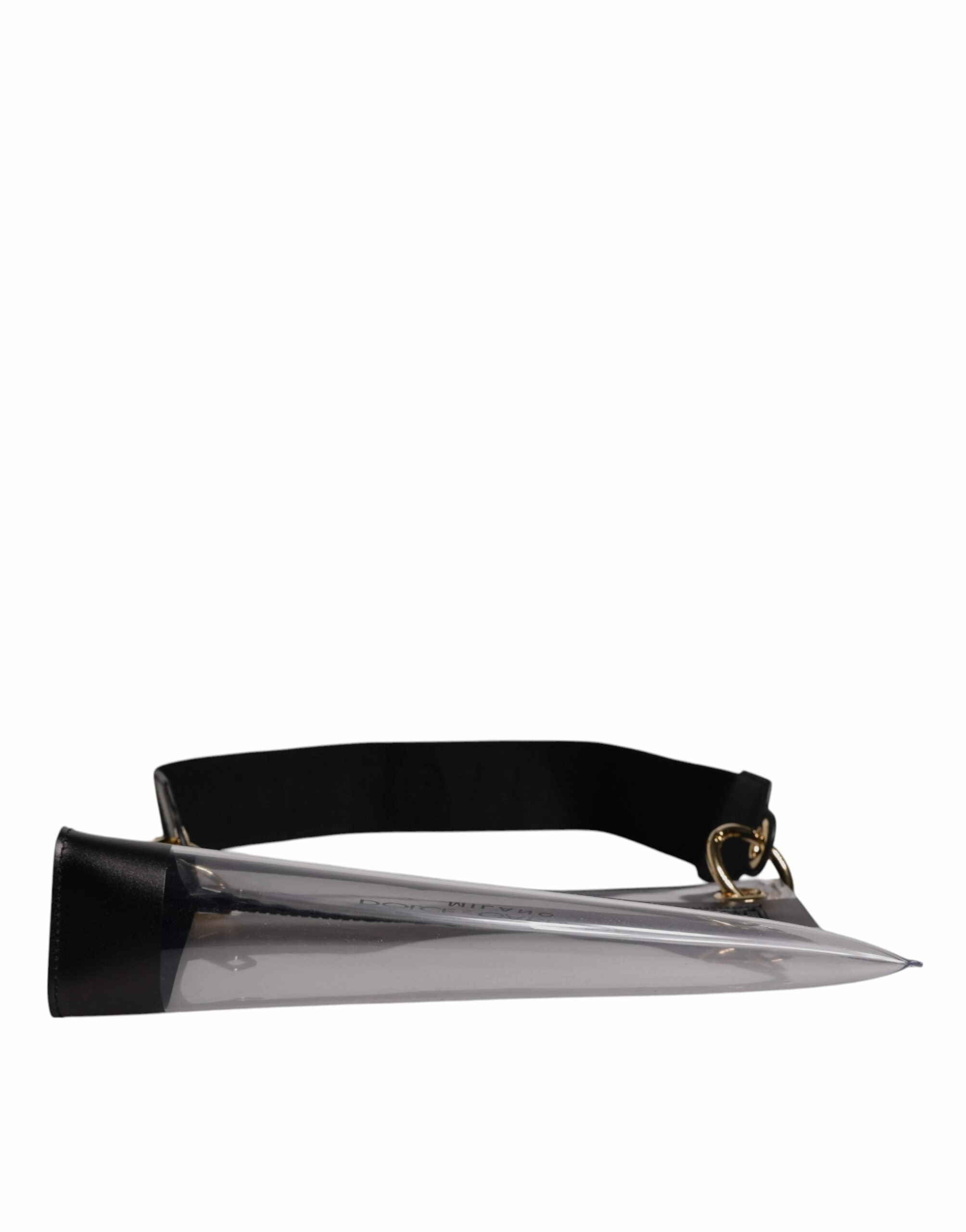 Dolce & Gabbana Clear PVC Leather Pouch Shoulder Strap Bag