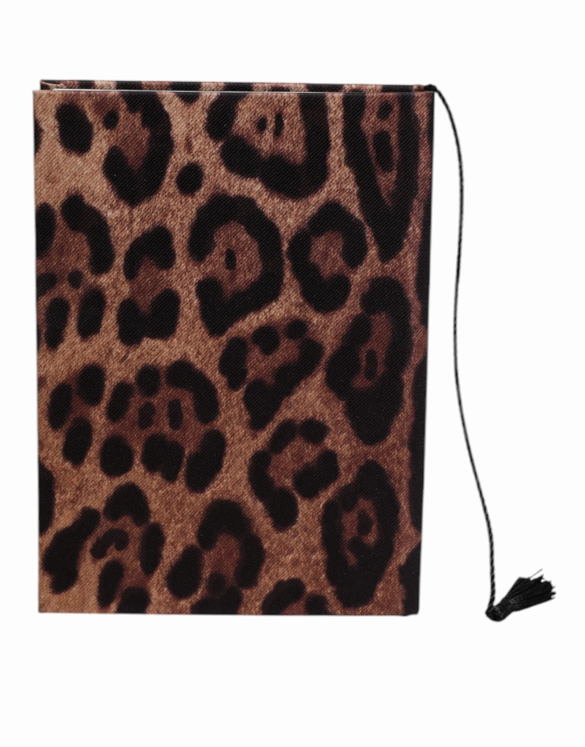 Dolce & Gabbana Polyester Leopard Logo Print Small Women's Notebook