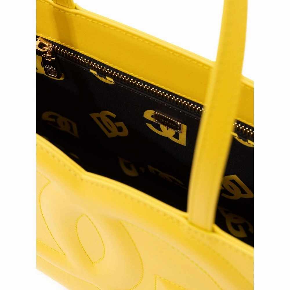 Dolce & Gabbana Yellow Leather Women's Handbag