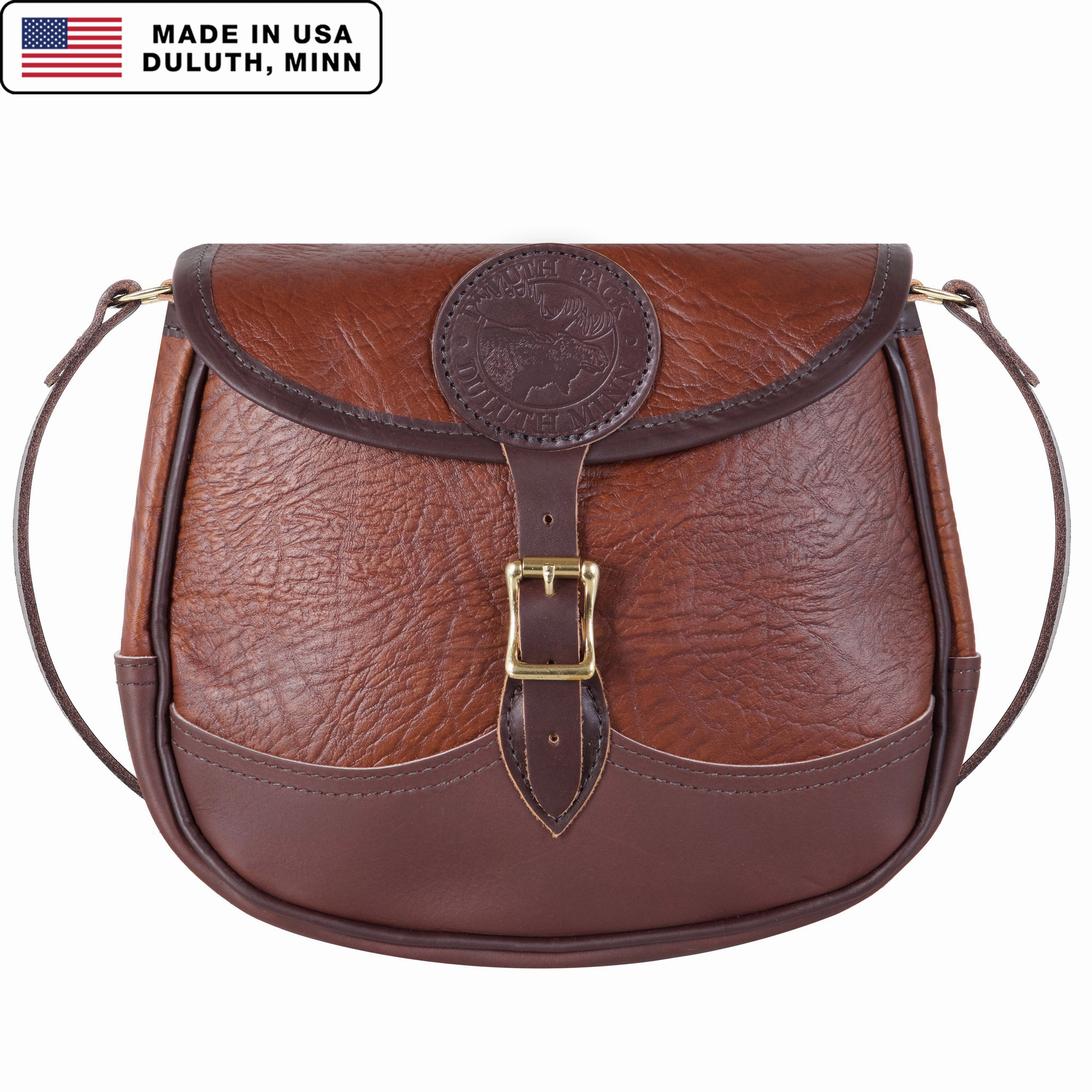 Duluth Pack Bison Leather Shell Purse, Large