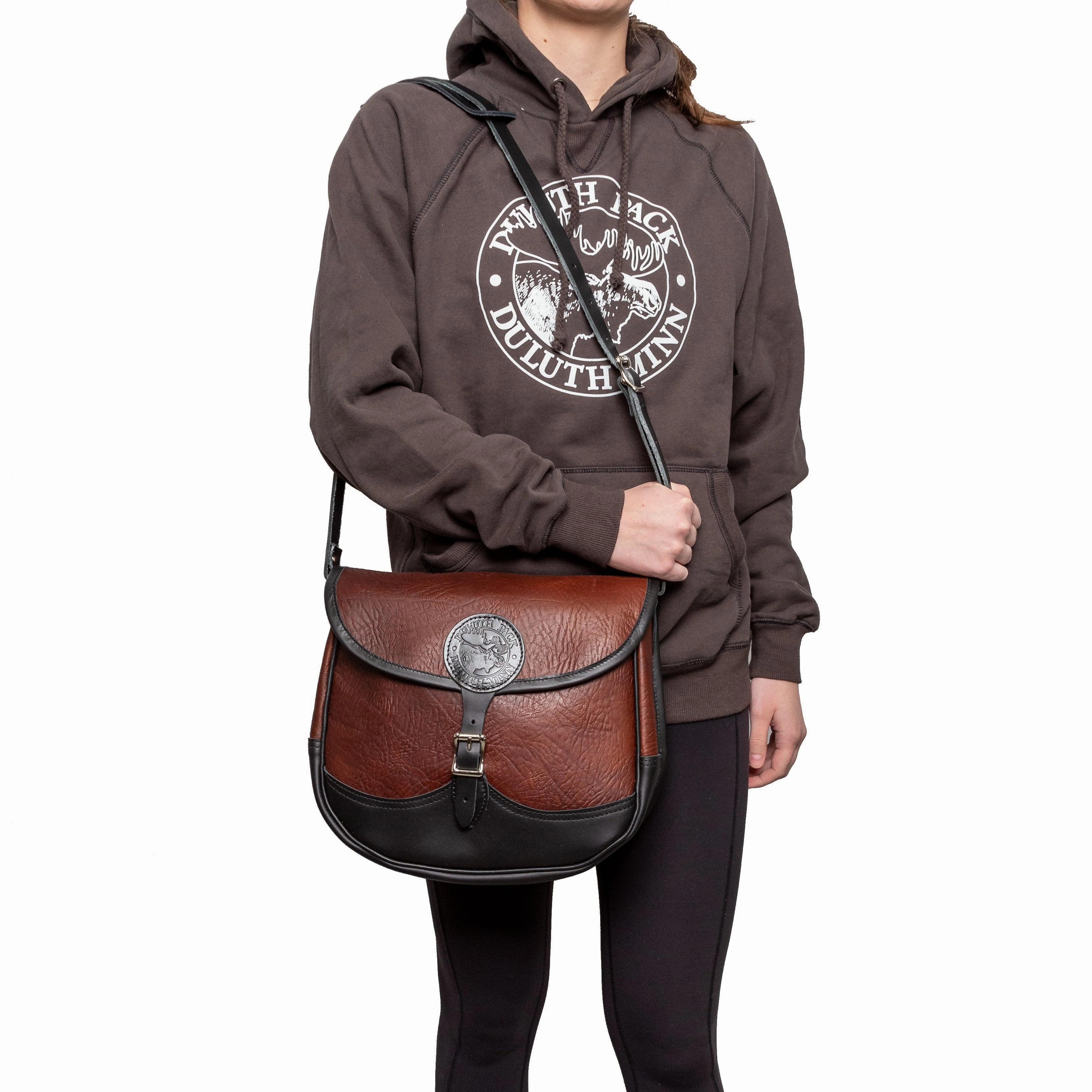 Duluth Pack Bison Leather Shell Purse, Large