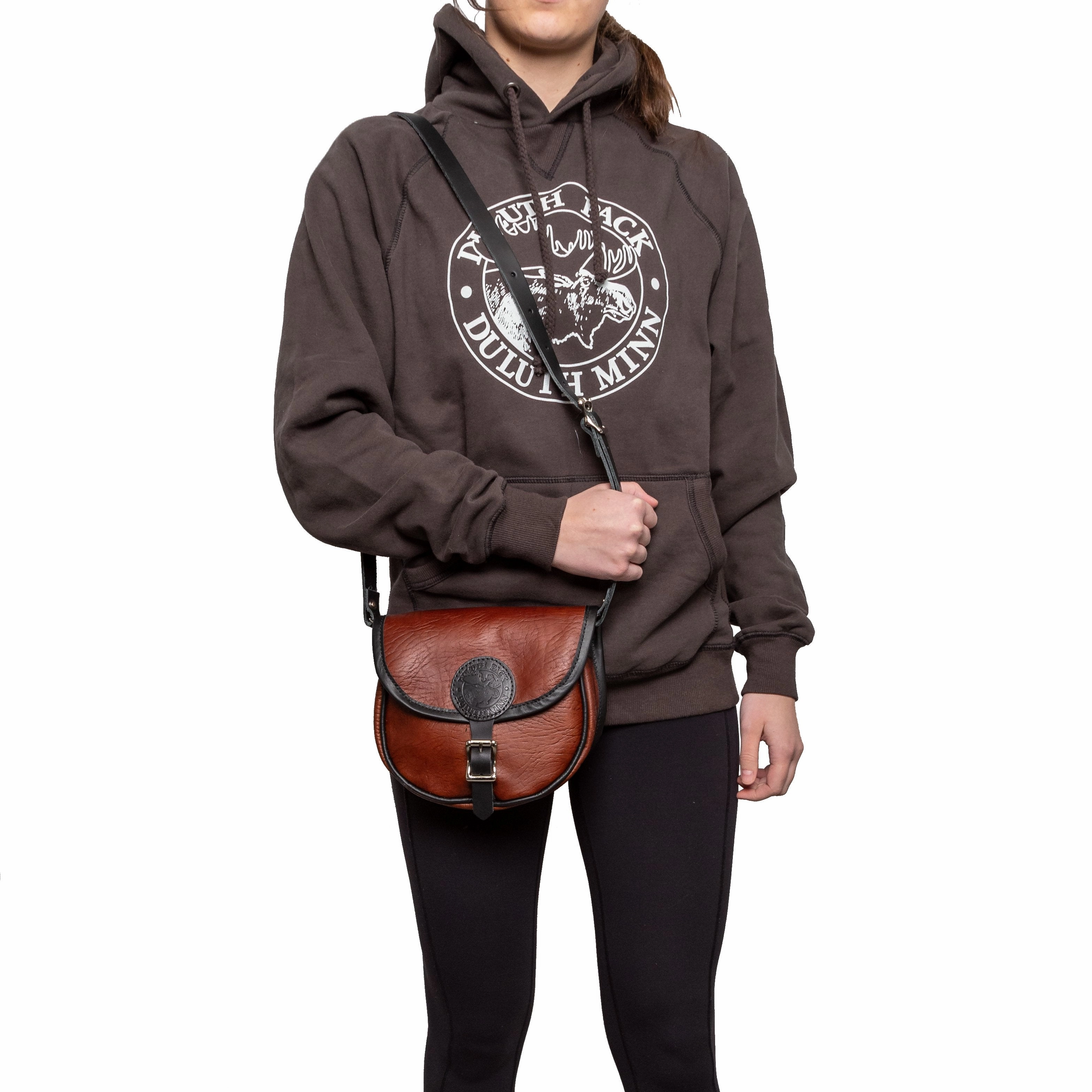 Duluth Pack Bison Leather Shell Purse, Small