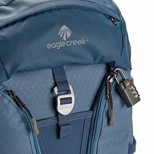 Eagle Creek Global Companion 40L Women's Backpack Travel Water Resistant Mulituse-17in Laptop Carry-On Luggage, Smokey Blue
