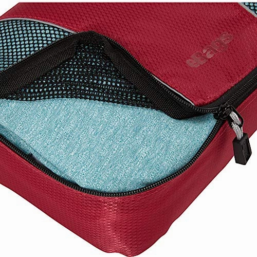 eBags Packing Cubes for Travel - 4pc Classic Plus Set - (Raspberry)