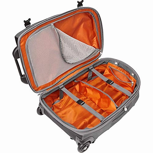 eBags TLS Mother Lode Rolling Weekender 22" Travel Backpack with Wheels - Carry-On - (Heathered Graphite)