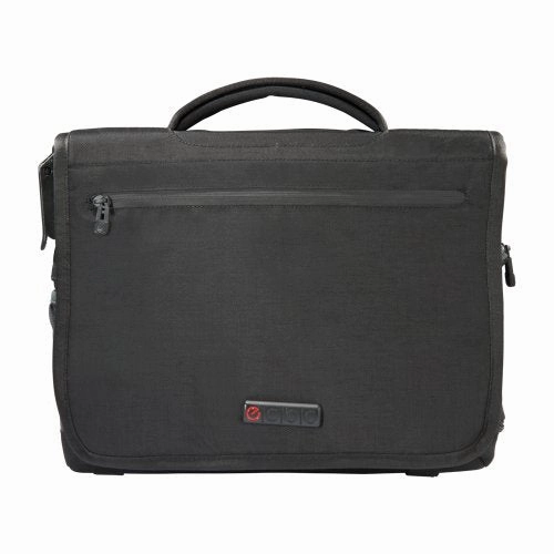 ECBC Zeus Messenger Bag for 15-Inch Laptop - Black