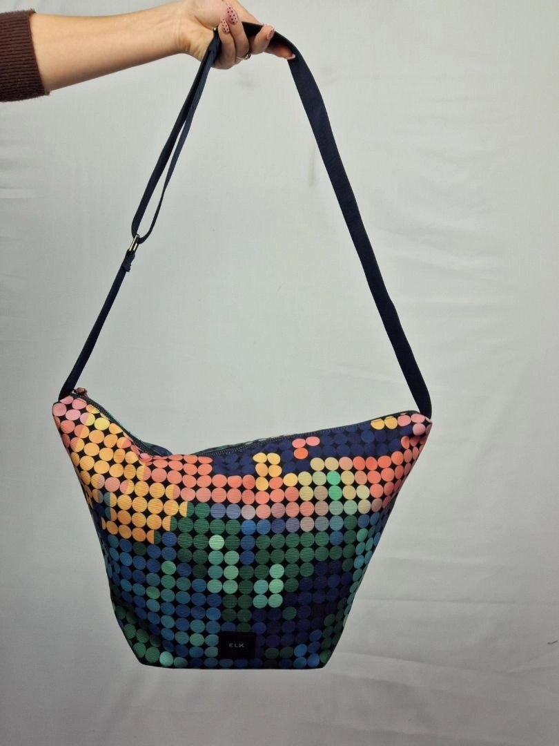 Elk Colourful Geometric Crossbody Bag