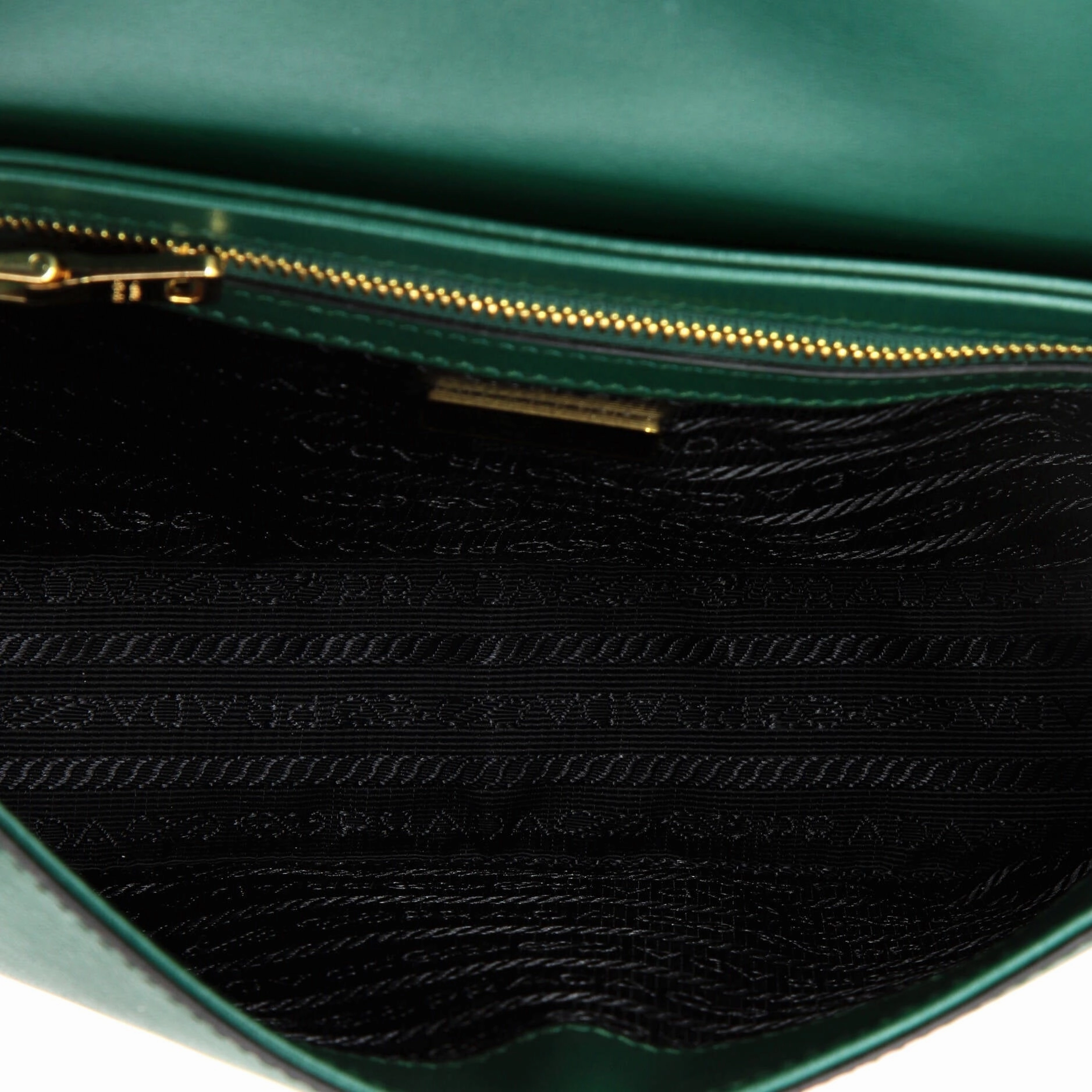 Embleme Flap Bag Saffiano Leather Small
