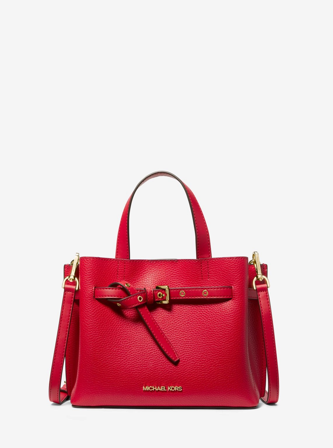 Emilia Small Pebbled Leather Satchel