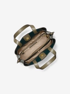 Emilia Small Pebbled Leather Satchel
