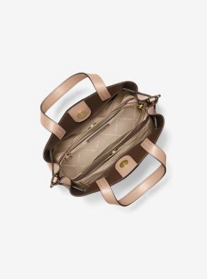 Emilia Small Pebbled Leather Satchel