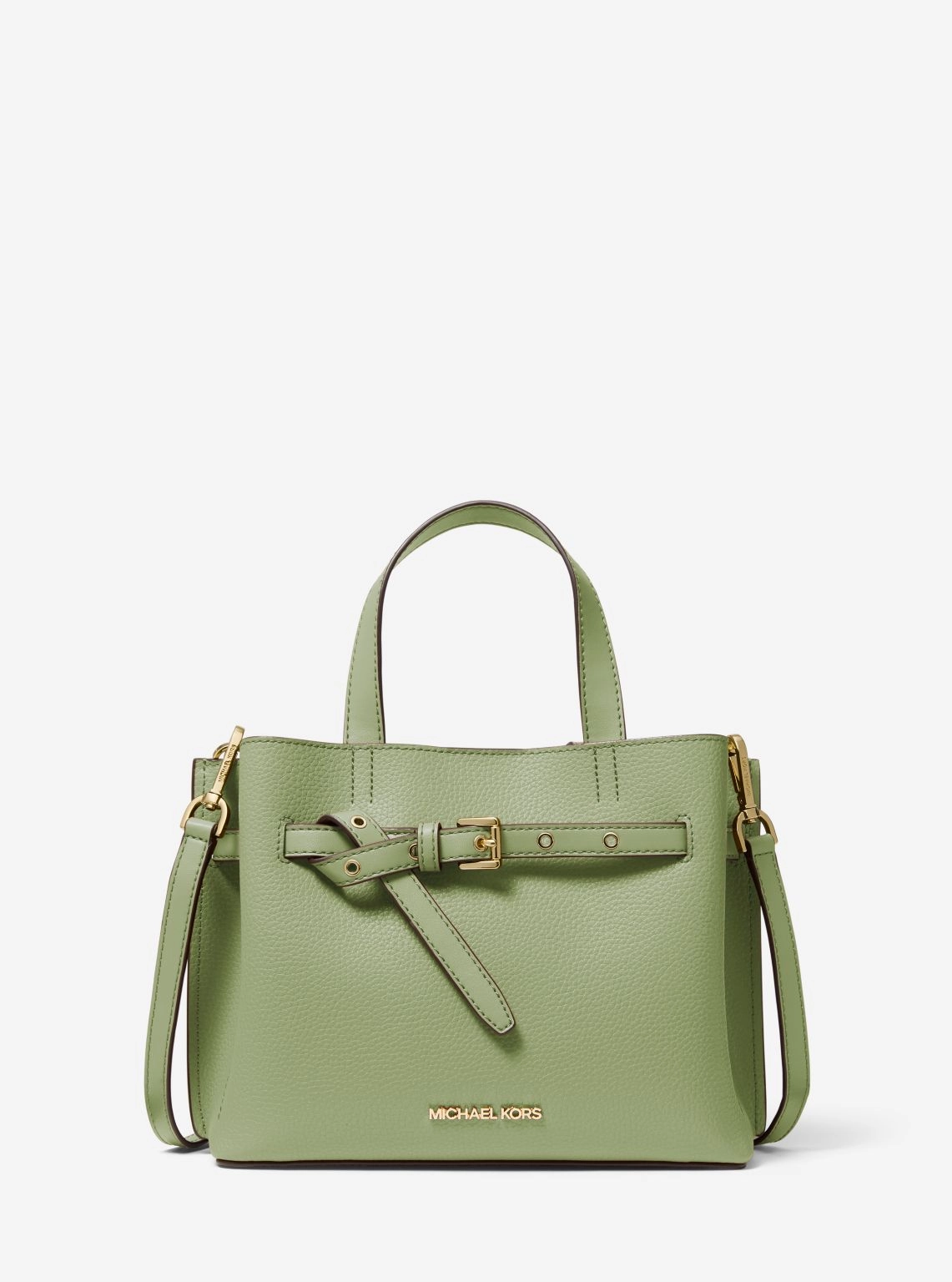 Emilia Small Pebbled Leather Satchel