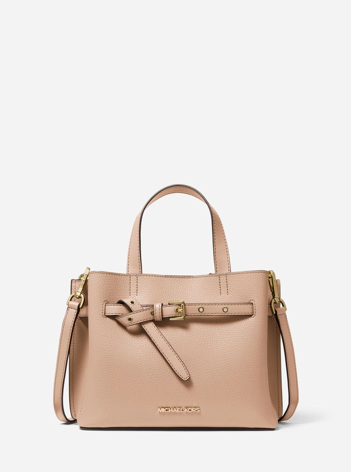 Emilia Small Pebbled Leather Satchel