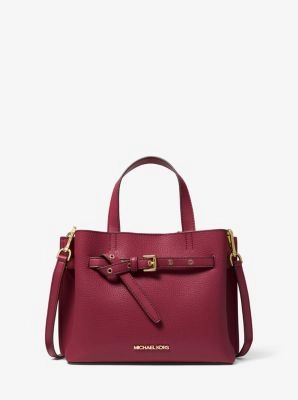 Emilia Small Pebbled Leather Satchel