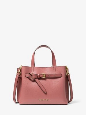 Emilia Small Pebbled Leather Satchel