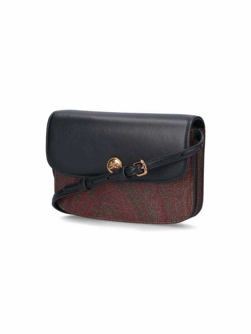 Essential" Paisley Fabric Crossbody Bag