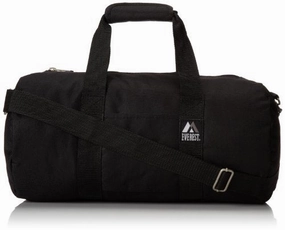 Everest 16-Inch Round Duffel, Black, One Size